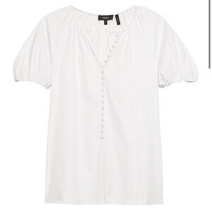 Theory White Blouse